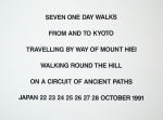 Fulton, Hamish - 1991 - seven one day walks from and to Kyoto