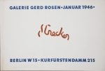 Strecker, Paul - 1946 - Galerie Gerd Rosen