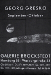 Gresko, Georg - 1960 - Galerie Brockstedt, Hamburg