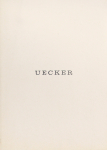 Uecker, Günther - 1961 - Galerie Schmela Düsseldorf (Einladung)