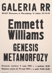 Williams, Emmett - 1984 - Galeria RR, Warschau