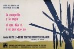 Anonym - 1960 - Teatro Hubert de Blanck Havanna (Bertolt Brecht)