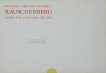 Rauschenberg, Robert - 1963 - Leo Castelli Gallery New York (blanket samples - invitation)