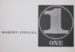 Indiana, Robert - 1966 - Galerie Schmela Düsseldorf (number paintings - invitation)