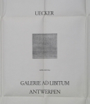 Uecker, Günther - 1964 - Galerie Ad Libitum Antwerpen