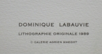 Labauvie, Dominique - 1989 - Galerie Maeght (Einladung)