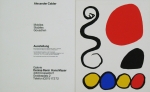 Calder, Alexander - 1974 - Galerie Denise René Hans Mayer (Mobiles - Stabiles - Gouachen / Einladung)