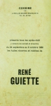 Guiette, René - 1968 - Galerie Cogeime