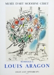 Chagall, Marc - 1971 - Musée dArt Moderne Céret (Hommage a Louis Aragon - Offrande des fleurs)