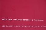 Ono, Yoko - 2000 - Ubu Gallery (Einladung)