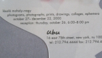 Moholy-Nagy, László - 2000 - Ubu Gallery (Einladung)