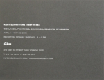 Schwitters, Kurt - 2003 - Ubu Gallery (invitation)
