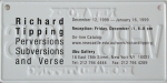 Tipping, Richard - 1999 - Ubu Gallery (Einladung)