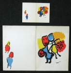 Appel, Karel - 1967 - Speise- und Einladungskarte für Communion Solenelle