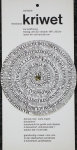 Kriwet, Ferdinand - 1971 - Galerie Denise René Hans Mayer (Sehtexte)