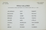 Calder, Alexander - 1973 - Perls Galleries (Einladung)