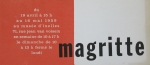 Magritte, René - 1959 - Musée d Ixelles Brüssel (Einladung)