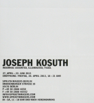 Kosuth, Joseph - 2013 - Sprüth Magers Berlin (Insomnia: Assorted, Illuminated, Fixed)