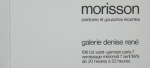 Morisson, Philippe - 1976 - Galerie Denise René Paris (invitation)