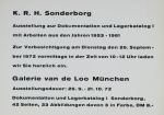 Sonderborg, Kurt R. H. - 1971 - Galerie Daniel Gervis Paris (invitation)