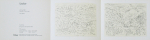 Uecker, Günther - 1975 -  Galerie Denise René Hans Mayer Düsseldorf  (Einladungen)