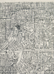 Janssen, Horst - 1958 - Einladung zur Ausstellung in der Warburgstrasse