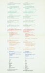 Gerstner, Karl - 1972 - Galerie Denise René Hans Mayer (Color Sounds - Einladungen)
