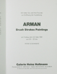Arman - 1991 - Galerie Holtmann Köln (invitation)