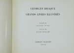 Braque, Georges - 1958 - Galerie Maeght (Grands livres illustrés - Einladung und Katalog)