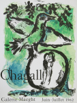 Chagall, Marc - 1962 - Galerie Maeght (Grüner Vogel / Loiseau vert)