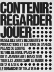 Mari, Enzo - 1970 - Musée des Arts Décoratifs (Contenir Regarder Jouer - Productions et Editions de Danese)