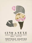 Piza, Arthur Luiz - 1974 - Galerie Nouvelle Gravure Paris (Cinq à sexe / Fiorini, Boni, Piza, Louttre, Dorny)