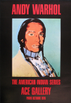 Warhol, Andy - 1976 - Ace Gallery Paris (The American Indian Series - Russell Means)