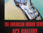 Warhol, Andy - 1976 - Ace Gallery Paris (The American Indian Series - Russell Means)