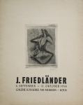 Friedlaender, Johnny - 1958 - Galerie Boisseree Köln