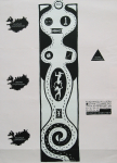 Raetz, Markus - 1975 - Kunstmuseum Luzern (Die sieben Geschichten der sieben Prinzessinnen von Nizami / Plakat und Einladung)