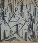 Feininger, Lyonel / Gropius, Walter - 1919 - Kathedrale / Programm des Staatlichen Bauhauses in Weimar