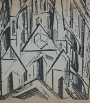 Feininger, Lyonel / Gropius, Walter - 1919 - Cathedral / Program of Staatliches Bauhaus in Weimar