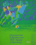 Aicher, Otl - 1972 - Olympische Spiele München (Olympisches Fußballturnier in Nürnberg)