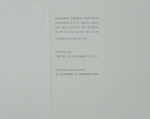 West, Franz - 2000 - Galerie Gisela Capitain Köln (Plakatentwürfe)