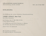 Ernst, Max - 1954 - Städtische Kunsthalle Mannheim (invitation)