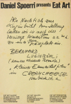 Luginbühl, Bernhard - 1970 - Eat Art Galerie Düsseldorf (Kleiner Emmenthaler Film)
