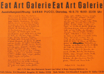 Pucci, Sarah - 1973 - Eat Art Galerie (Ausstellungseröffnung - rote Variante)