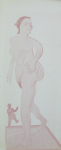 Theys, Ivan - 1967 - Galerie Les Contemporains Brüssel (de vrouw / la femme - Einladung)