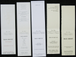Ernst, Max - 1976 - Galerie Alphonse Chave Vence (5 Einladungen)