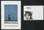 Copley, William N. - 1970 - Galerie Neuendorf Hamburg (Einladung)