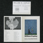 Copley, William N. - 1970 - Galerie Neuendorf Hamburg (Einladung)