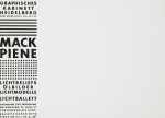 Mack, Heinz und Otto Piene - 1959 - Graphisches Kabinett Heidelberg (invitation)