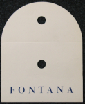 Fontana, Lucio - 1968 - Galerie Alexandre Iolas Paris (Einladung)