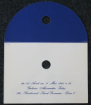 Fontana, Lucio - 1968 - Galerie Alexandre Iolas Paris (invitation)